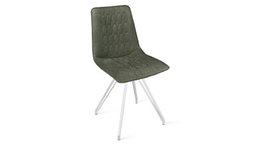 Обеденный стул Хьюго К4 (Белый матовый/Микровелюр Jercy Deep Green) в Симферополе