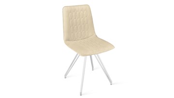 Кухонный стул Хьюго К4 (Белый матовый/Велюр Confetti Cream) в Симферополе