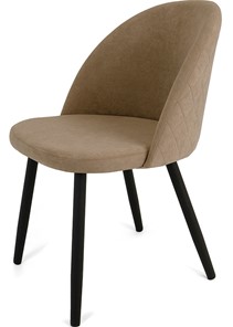 Обеденный стул Капри-5, ноги R38 черные/велюр T184 Кофе с молоком в Симферополе