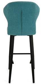Кухонный стул Марио барный(Аквамарин Т179/ноги черные) в Симферополе - предосмотр 4