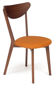 Обеденный стул MAXI (Макси), бук/ткань 86x48,5x54,5 Оранжевый/коричневый (2 шт) арт.10467 в Симферополе