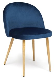Обеденный стул MELODY (mod. 4997) 52х49х78 темно-синий/натуральное дерево в Симферополе