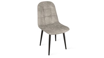 Обеденный стул Райс К1С (Черный муар/Микровелюр Wellmart Dark Beige) в Симферополе