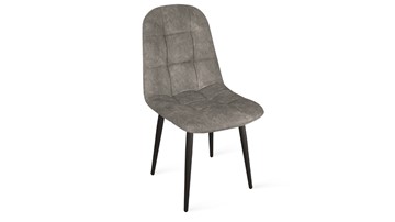 Обеденный стул Райс К1С (Черный муар/Микровелюр Wellmart Latte) в Симферополе