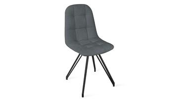 Обеденный стул Райс К4 (Черный муар/Микровелюр Jercy Graphite) в Симферополе