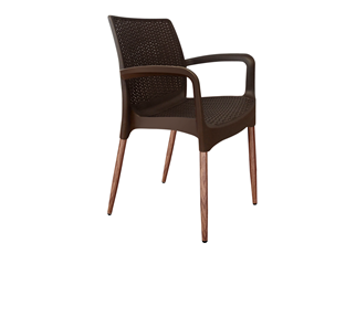 Обеденный стул SHT-ST68/S424-С (коричневый/темный орех) в Симферополе