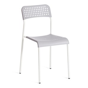 Обеденный стул ADDE (mod.C-049) металл/пластик, 39х49х78, Grey (серый) /White (белый) арт.19256 в Симферополе