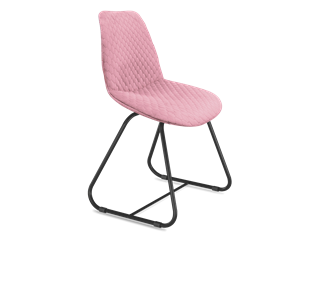 Обеденный стул SHT-ST29-С22 / SHT-S38 (розовый зефир/черный муар) в Симферополе