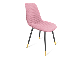 Обеденный стул SHT-ST29-С22 / SHT-S95-1 (розовый зефир/черный муар/золото) в Симферополе