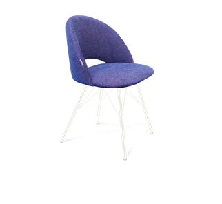 Обеденный стул SHT-ST34 / SHT-S37 (синий мираж/белый муар) в Симферополе