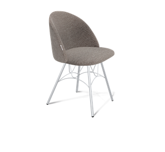 Обеденный стул SHT-ST35 / SHT-S100 (тростниковый сахар/хром лак) в Симферополе