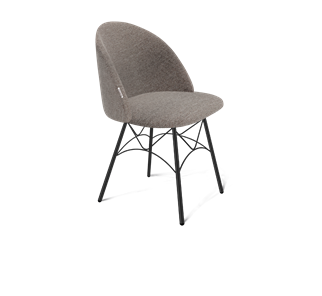 Обеденный стул SHT-ST35 / SHT-S107 (тростниковый сахар/черный муар) в Симферополе