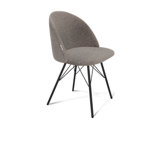 Обеденный стул SHT-ST35 / SHT-S37 (тростниковый сахар/черный муар) в Симферополе