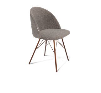 Обеденный стул SHT-ST35 / SHT-S37 (тростниковый сахар/медный металлик) в Симферополе