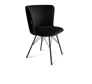 Обеденный стул SHT-ST36 / SHT-S37 (ночное затмение/черный муар) в Симферополе