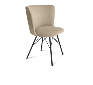 Обеденный стул SHT-ST36 / SHT-S37 (ванильный крем/черный муар) в Симферополе