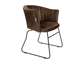 Обеденный стул SHT-ST42-1 / SHT-S167 (кофейный трюфель/черный муар) в Симферополе
