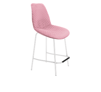 Полубарный стул SHT-ST29-С22 / SHT-S29P-1 (розовый зефир/белый муар) в Симферополе