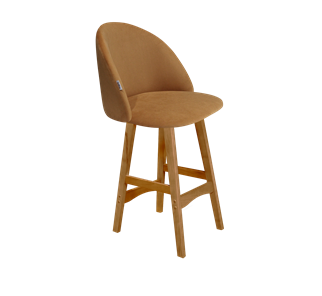 Полубарный стул SHT-ST35 / SHT-S65-1 (горчичный/светлый орех) в Симферополе