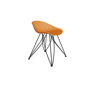 Обеденный стул SHT-ST19/S113 (оранжевый/черный муар) в Симферополе
