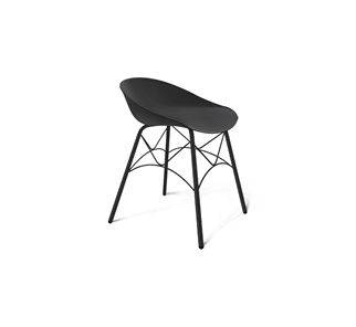 Кухонный стул SHT-ST19/S107 (черный/черный муар) в Симферополе