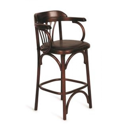 Барный стул 650 твердый (темный тон) в Симферополе - изображение 1