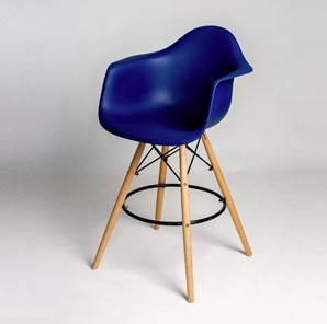 Барный стул DSL 330 Wood bar (темно-синий) в Симферополе