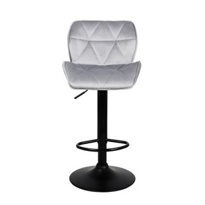 Барный стул Кристалл  WX-2583 белюр серый в Симферополе