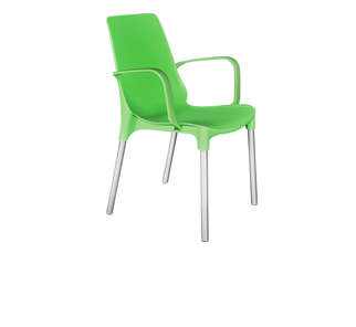 Обеденный стул SHT-ST76/S424 (зеленый/хром лак) в Симферополе