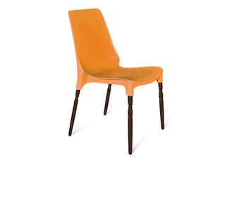 Обеденный стул SHT-ST75/S424-F (оранжевый/коричневый муар) в Симферополе