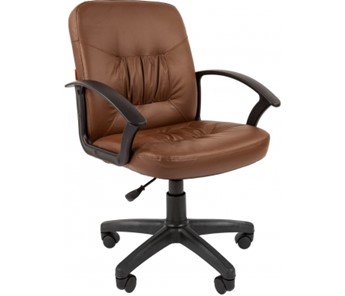 Кресло офисное CHAIRMAN 651 ЭКО коричневое в Симферополе