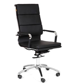 Кресло компьютерное CHAIRMAN 750 экокожа черная в Симферополе - предосмотр
