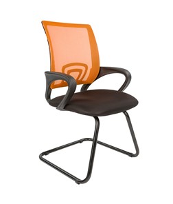 Кресло компьютерное CHAIRMAN 696V, цвет оранжевый в Симферополе