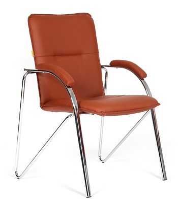 Компьютерное кресло CHAIRMAN 850 Экокожа Terra 111 коричневая в Симферополе - изображение