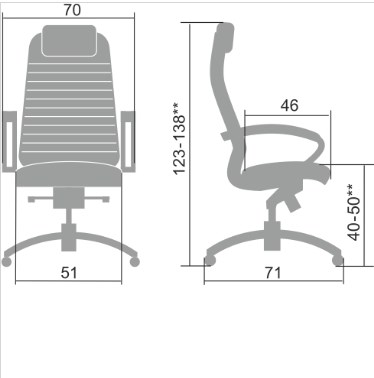 Кресло офисное Samurai KL-1.041 черный в Симферополе - изображение 1