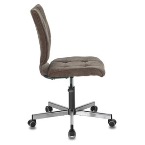 Офисное кресло Brabix Stream MG-314 (без подлокотников, пятилучие серебристое, ткань, коричневое) 532393 в Симферополе - предосмотр 1
