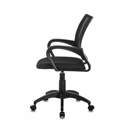 Офисное кресло Brabix Fly MG-396 (с подлокотниками, сетка, черное) 532083 в Симферополе - изображение 3