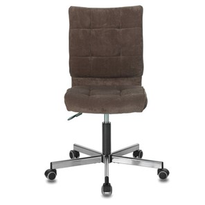 Офисное кресло Brabix Stream MG-314 (без подлокотников, пятилучие серебристое, ткань, коричневое) 532393 в Симферополе - предосмотр 3