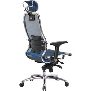 Кресло компьютерное Samurai S-3.04, синий в Симферополе - предосмотр 3