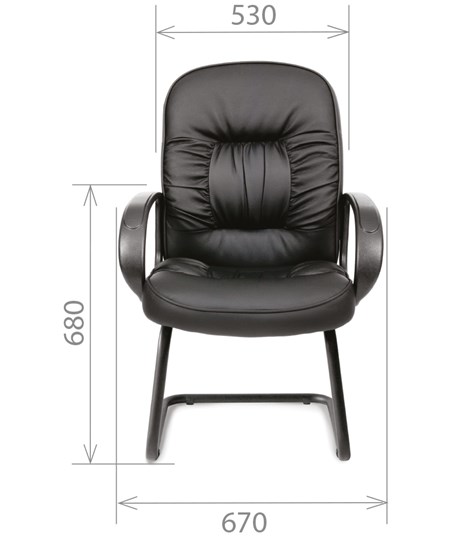 Кресло CHAIRMAN 416V экокожа черная в Симферополе - изображение 1