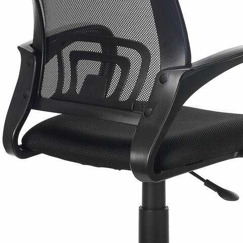 Офисное кресло Brabix Fly MG-396 (с подлокотниками, сетка, черное) 532083 в Симферополе - изображение 5