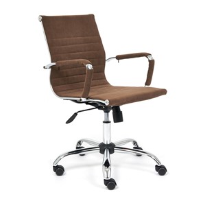 Компьютерное кресло URBAN-LOW флок, коричневый, арт.14446 в Симферополе