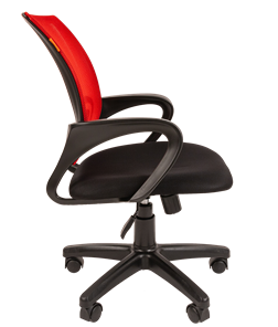 Офисное кресло CHAIRMAN 696 black Сетчатый акрил DW69 красный в Симферополе - предосмотр 1