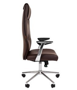 Кресло офисное CHAIRMAN Vista Экокожа премиум коричневая (vista) в Симферополе - предосмотр 4