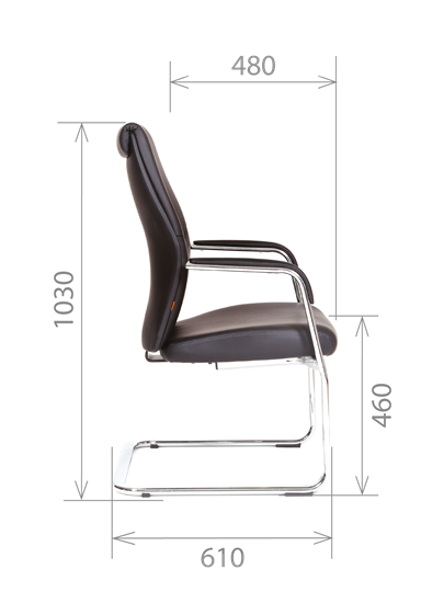 Офисное кресло CHAIRMAN Vista V Экокожа премиум коричневая (vista) в Симферополе - изображение 2