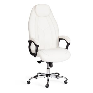 Кресло BOSS Lux, кож/зам, белый, арт.21152 в Симферополе
