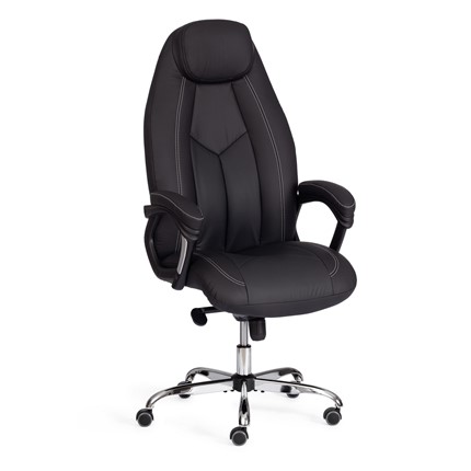 Компьютерное кресло BOSS Lux, кож/зам, черный, арт.21151 в Симферополе - изображение