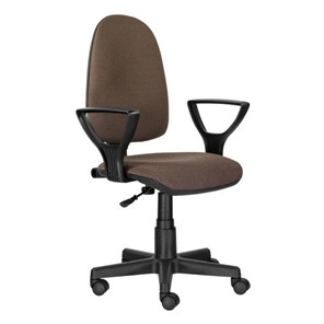 Компьютерное кресло Brabix Prestige Ergo MG-311 (регулируемая эргономичная спинка, ткань, коричневое) 531875 в Симферополе