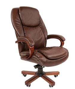 Кресло компьютерное CHAIRMAN 408, коричневый в Симферополе