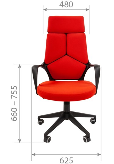Компьютерное кресло CHAIRMAN 525, серое в Симферополе - изображение 1